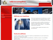 Tablet Screenshot of edificiosconinquilinos.com